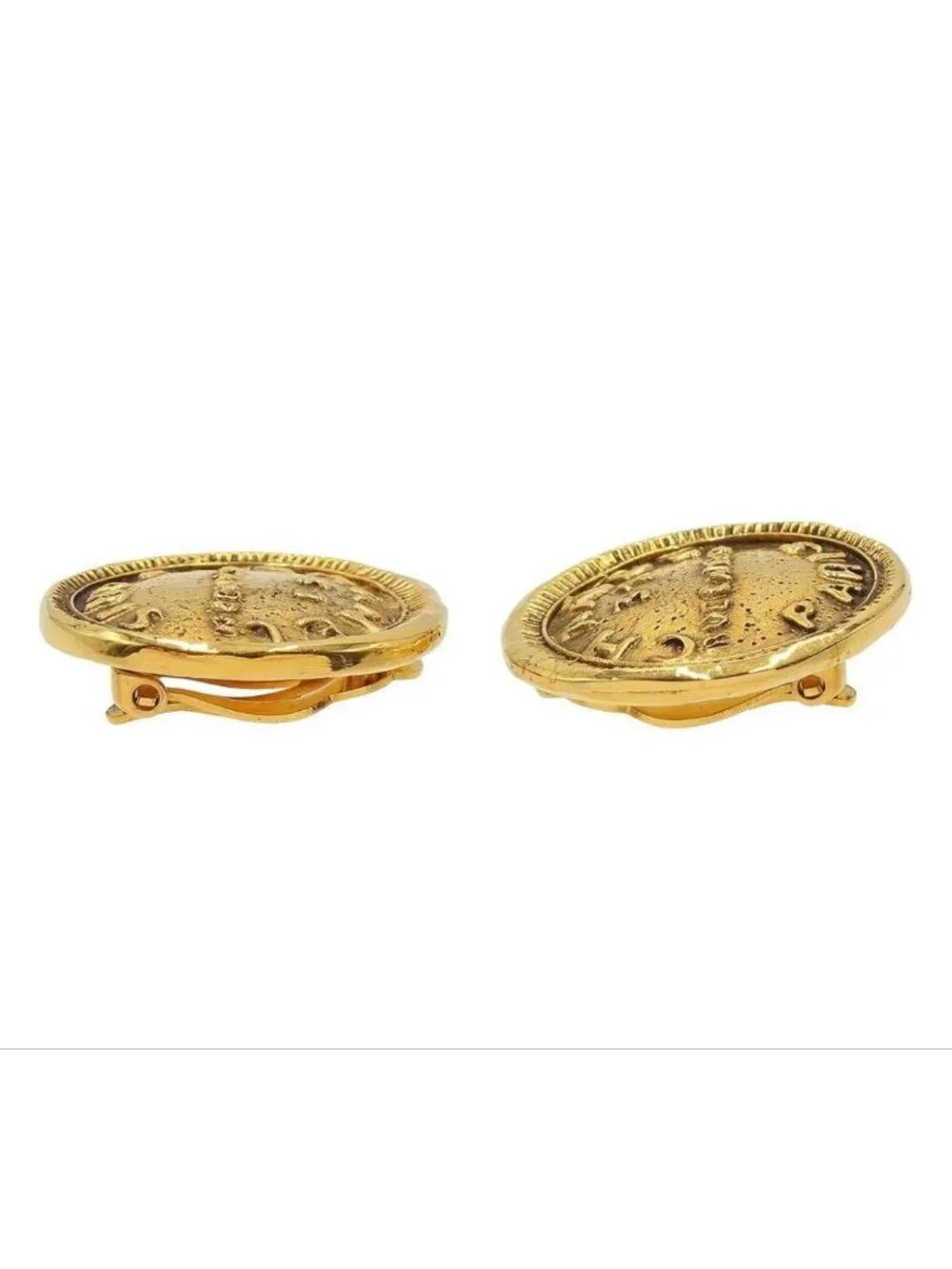 Chanel Cambon Round Earrings